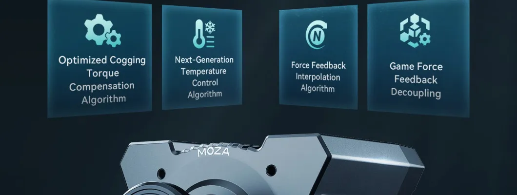 МОZA Racing представя алгоритъма Nexgen FFB 4.0 за подобрено състезателно изживяване