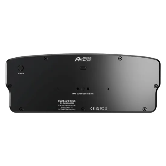 Ascher Racing Табло 8 инча