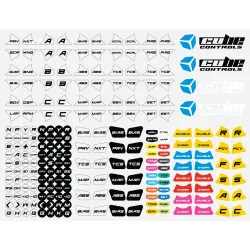 Стикери Cube Controls за F-PRO - CSX-3 - GT PRO V2 Смесени