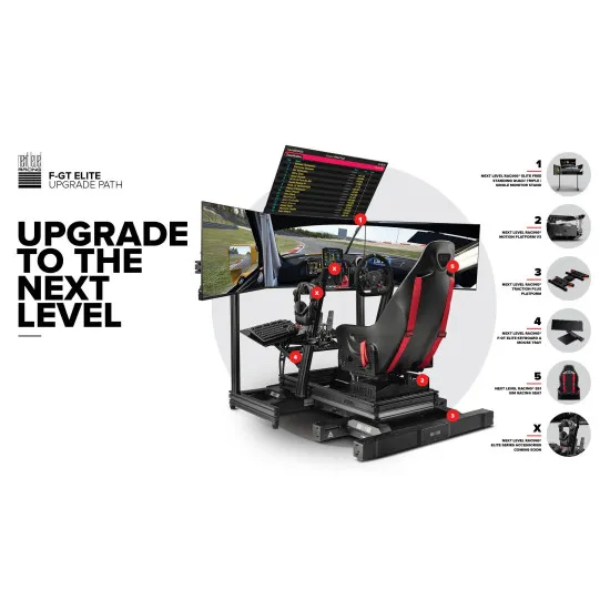 Next Level Racing F-GT Elite iRacing Edition шаси