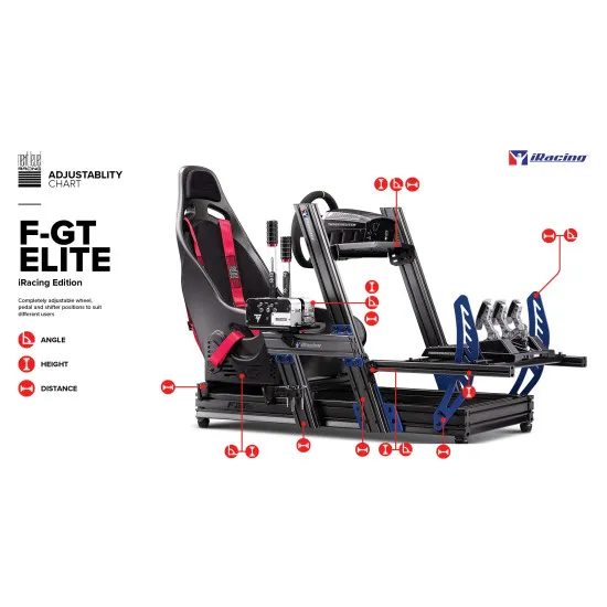 Next Level Racing F-GT Elite iRacing Edition шаси