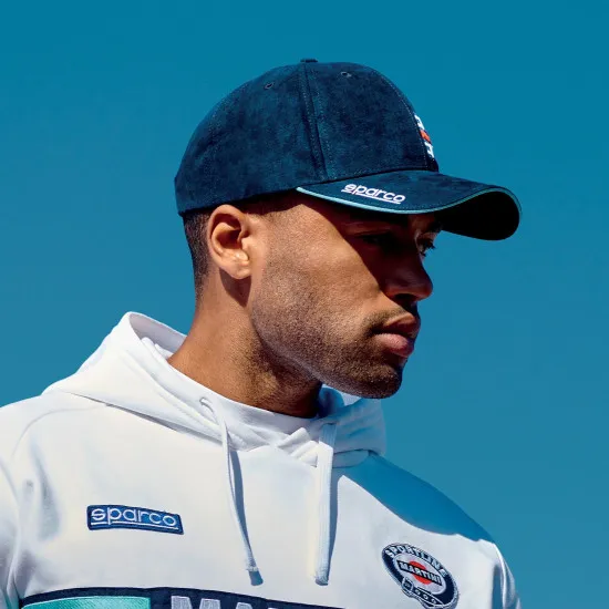 Шапка с козирка Martini Racing със странично лого - Тъмно синя