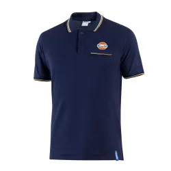 Gulf Polo Piquet Pocket - Тъмносиньо