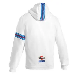 Hooded Full Zip Martinig Racing MY25 - Бял