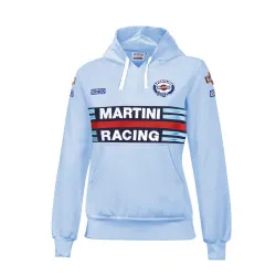 Дамски суичър Sparco Martini Racing - Светло син