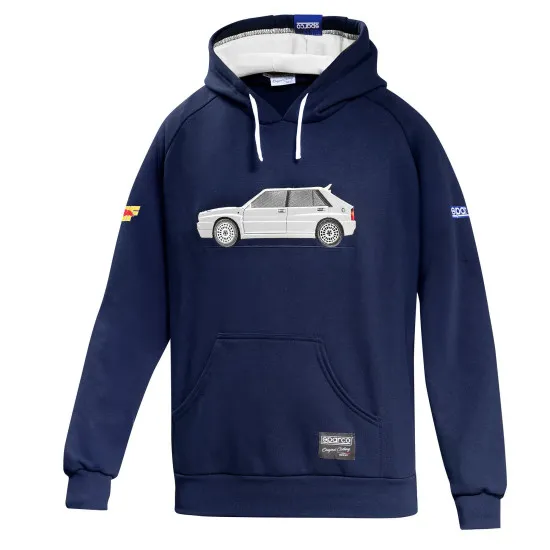Lancia Delta HF Суичър - Тъмносин / Бял