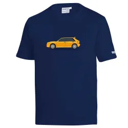 Lancia Delta HF Тениска - Тъмносиньо / Жълто