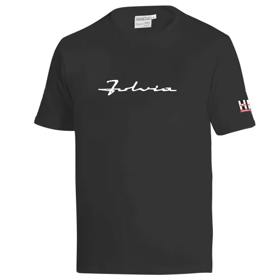 Lancia Fulvia Тениска - Черна
