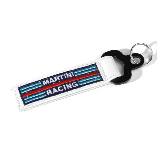 Кожен ключодържател Martini Racing - Бял