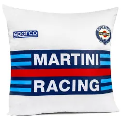 Възглавница от памук Martini Racing Replica - бяла