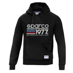 Мъжки суичър Sparco 1977 - Черен