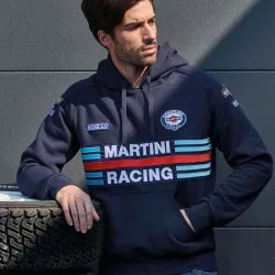 Мъжки суичър Sparco Martini Racing - Тъмно син