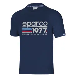 Мъжки тениска Sparco 1977 - Тъмно синя