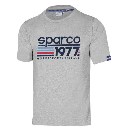 Мъжки тениска Sparco 1977 - Сива
