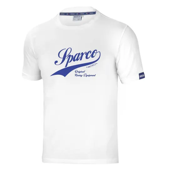 Мъжки тениска Sparco Vintage - Бяла