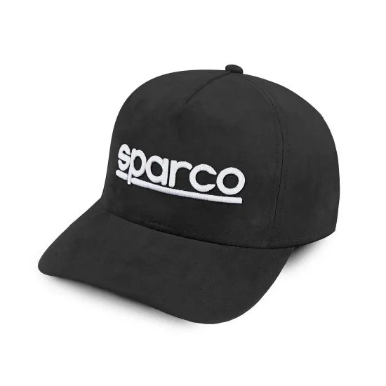 Шапка с козирка Sparco Cap Suede - Черна