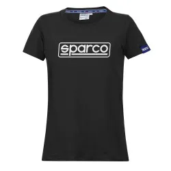Дамска тениска Sparco Frame - Черна