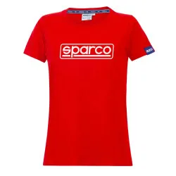 Дамска тениска Sparco Frame - Червена