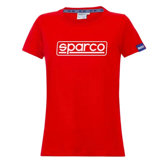 Дамска тениска Sparco Frame - Червена