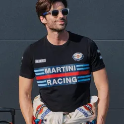 Мъжки тениска Sparco Martini Racing - Черна
