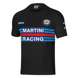 Мъжки тениска Sparco Martini Racing - Черна