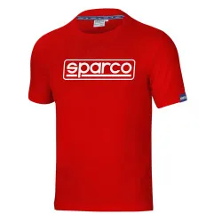 Мъжки тениска Sparco Frame - Червена