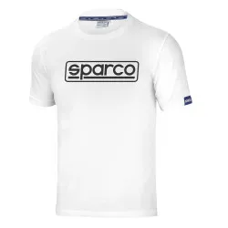 Мъжки тениска Sparco Frame - Бяла