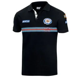 Sparco Polo Replica Martini Racing - Черен