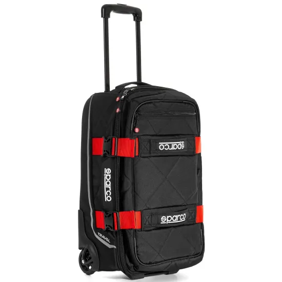 Куфар Sparco Travel - Черно и червено
