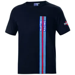 Тениска Big Stripes Martini Racing - Черна