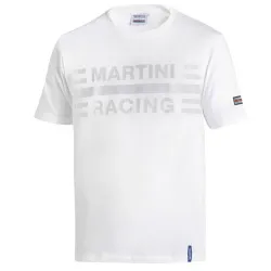 Тениска Martini Racing Big Logo - Бяла