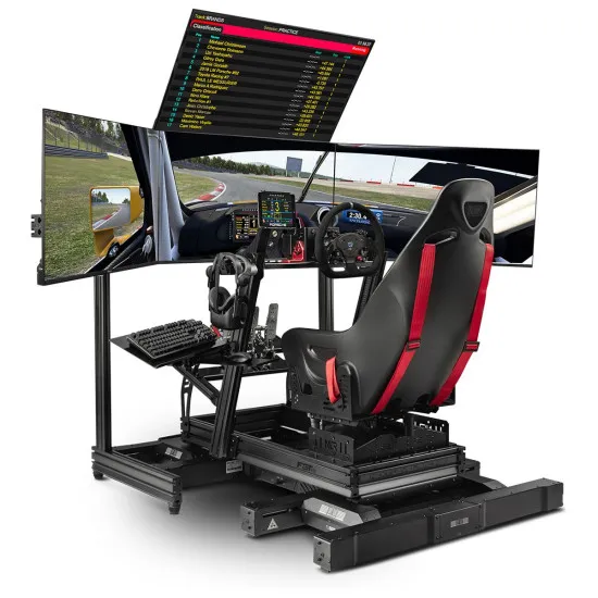 Next Level Racing Elite Стойка за четири монитора - Карбон сив