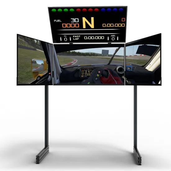 Next Level Racing Elite Стойка за четири монитора - Карбон сив