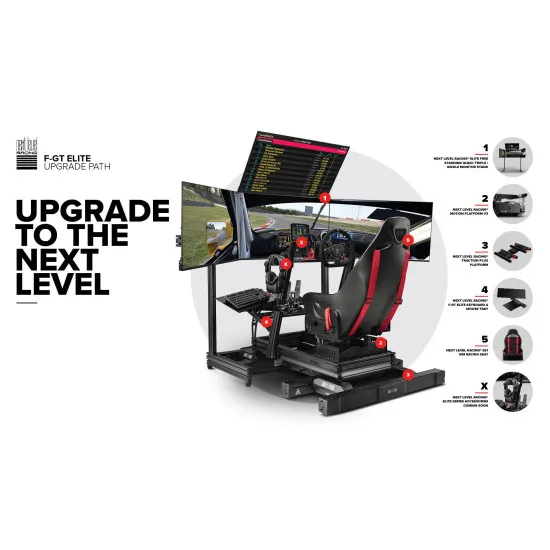 Next Level Racing F-GT Elite Front & Side Mount Edition шаси