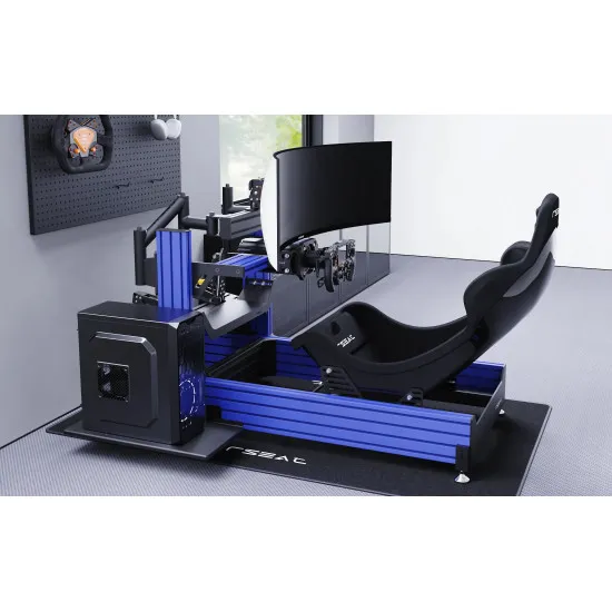 RSeat A1 Pro Formula - синьо шаси