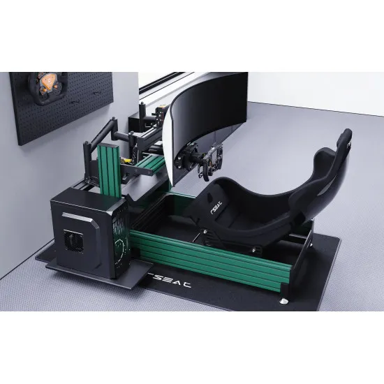 RSeat A1 Pro Formula - зелено шаси