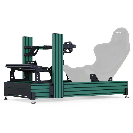 RSeat A1 Pro Formula - зелено шаси