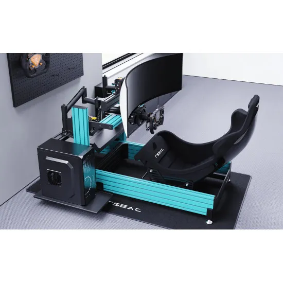 RSeat A1 Pro Formula - светло синьо шаси