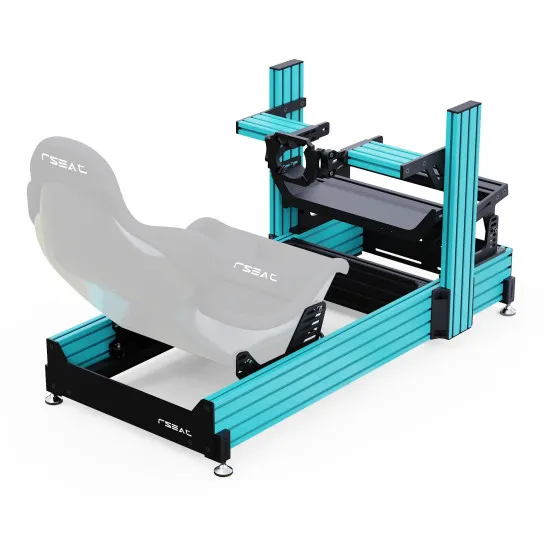 RSeat A1 Pro Formula - светло синьо шаси