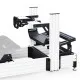 RSeat A1 Pro Formula - бяло шаси