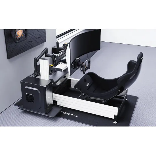 RSeat A1 Pro Formula - бяло шаси