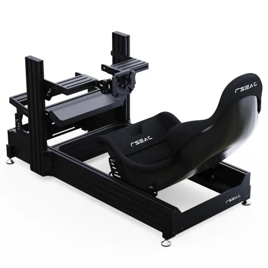 RSeat A1 Pro Formula черен кокпит