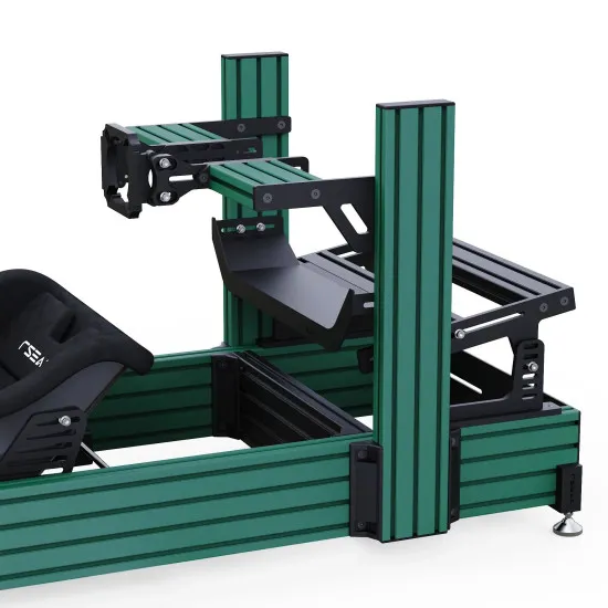 RSeat A1 Pro Formula зелен кокпит