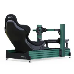 RSeat A1 Pro Formula зелен кокпит