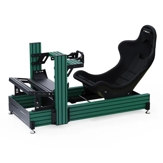 RSeat A1 Pro Formula зелен кокпит