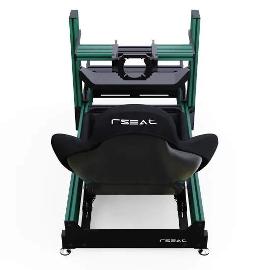 RSeat A1 Pro Formula зелен кокпит