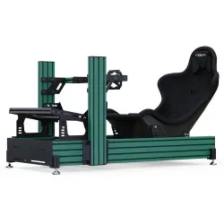 RSeat A1 Pro Formula зелен кокпит