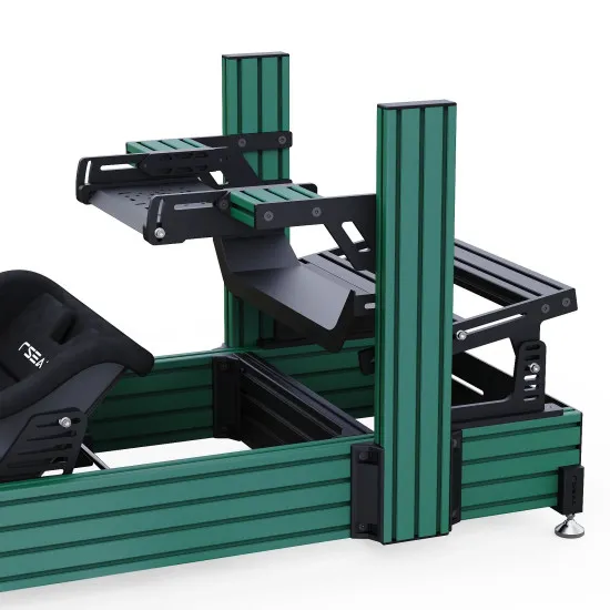 RSeat A1 Pro Formula зелен кокпит