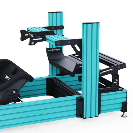 RSeat A1 Pro Formula светло син кокпит