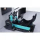 RSeat A1 Pro Formula светло син кокпит